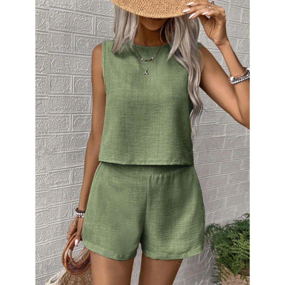 AVAMARI™ – Kényelmes Kerek Nyakú Szabadtéri Öltözet