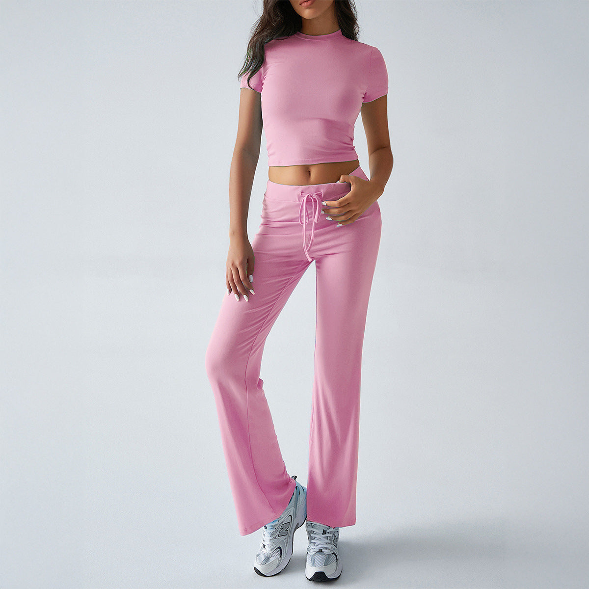 MARGARITA™ – Mindennapi Rövid Ujjú Crop és Jogger Szett