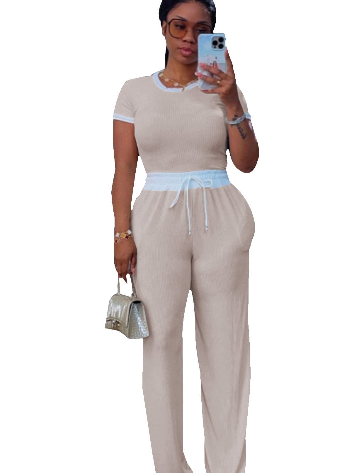 JELENA™ – Kényelmes Nyári Póló és Nadrág Szett