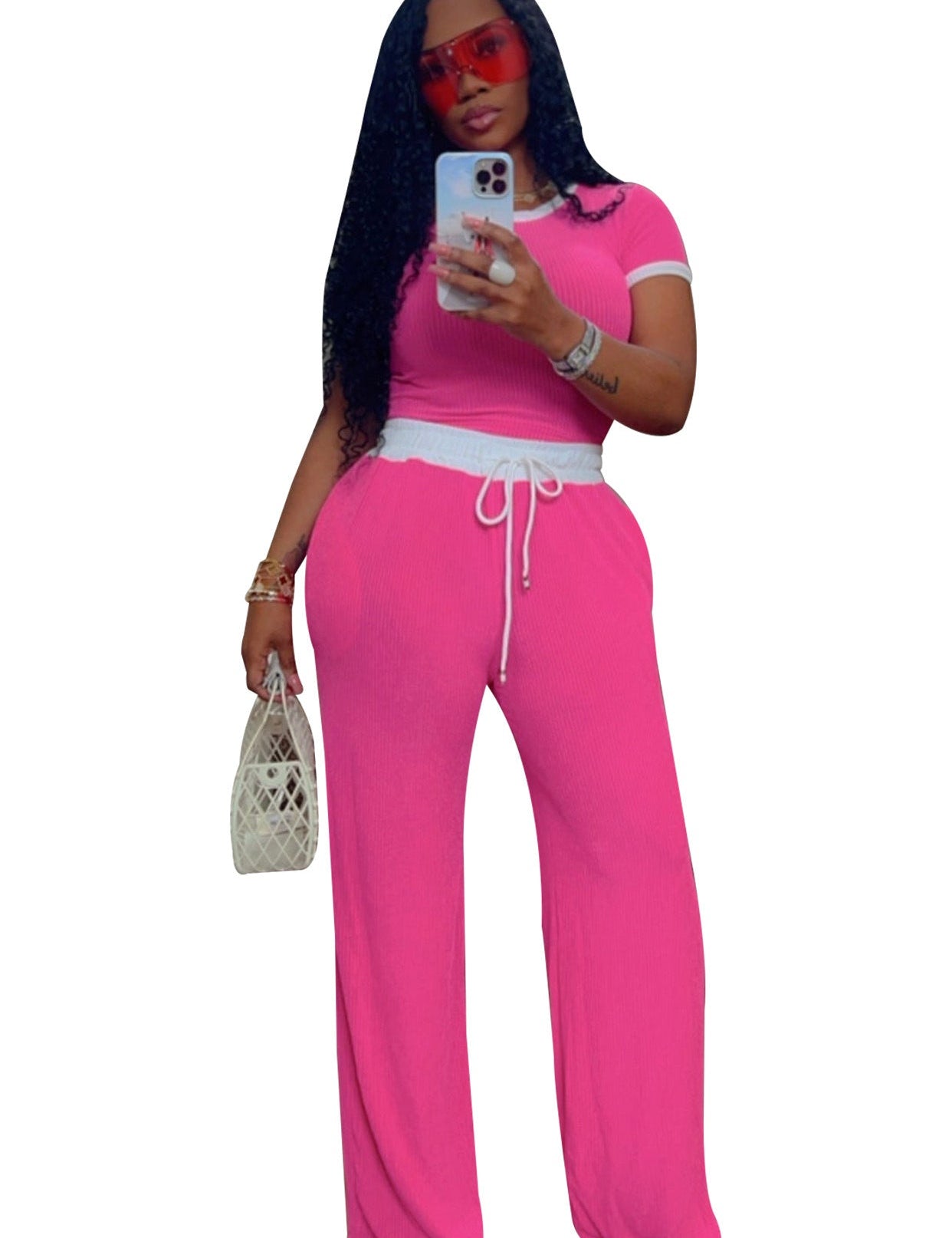 JELENA™ – Kényelmes Nyári Póló és Nadrág Szett