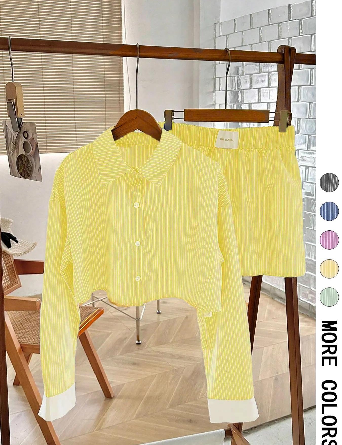 EMERSYN™ - Kényelmes, galléros, hosszú ujjú szett