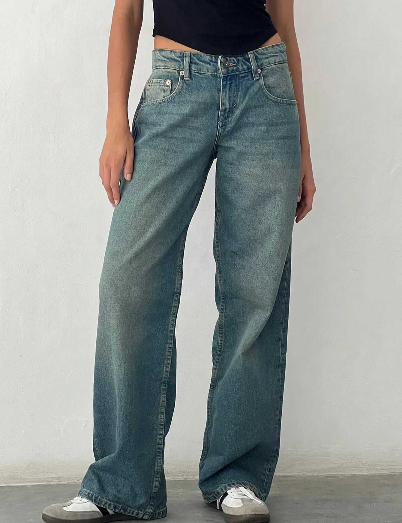 SYLVAINE™ – Vintage Casual Baggy Farmer