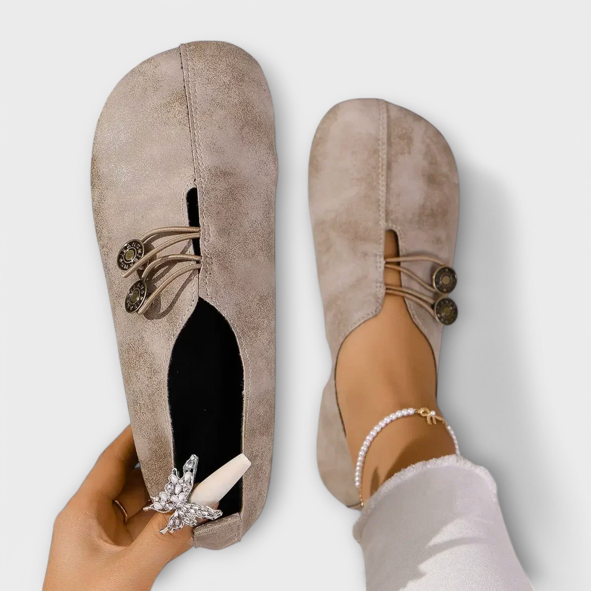 Noira – Suede Loaferek