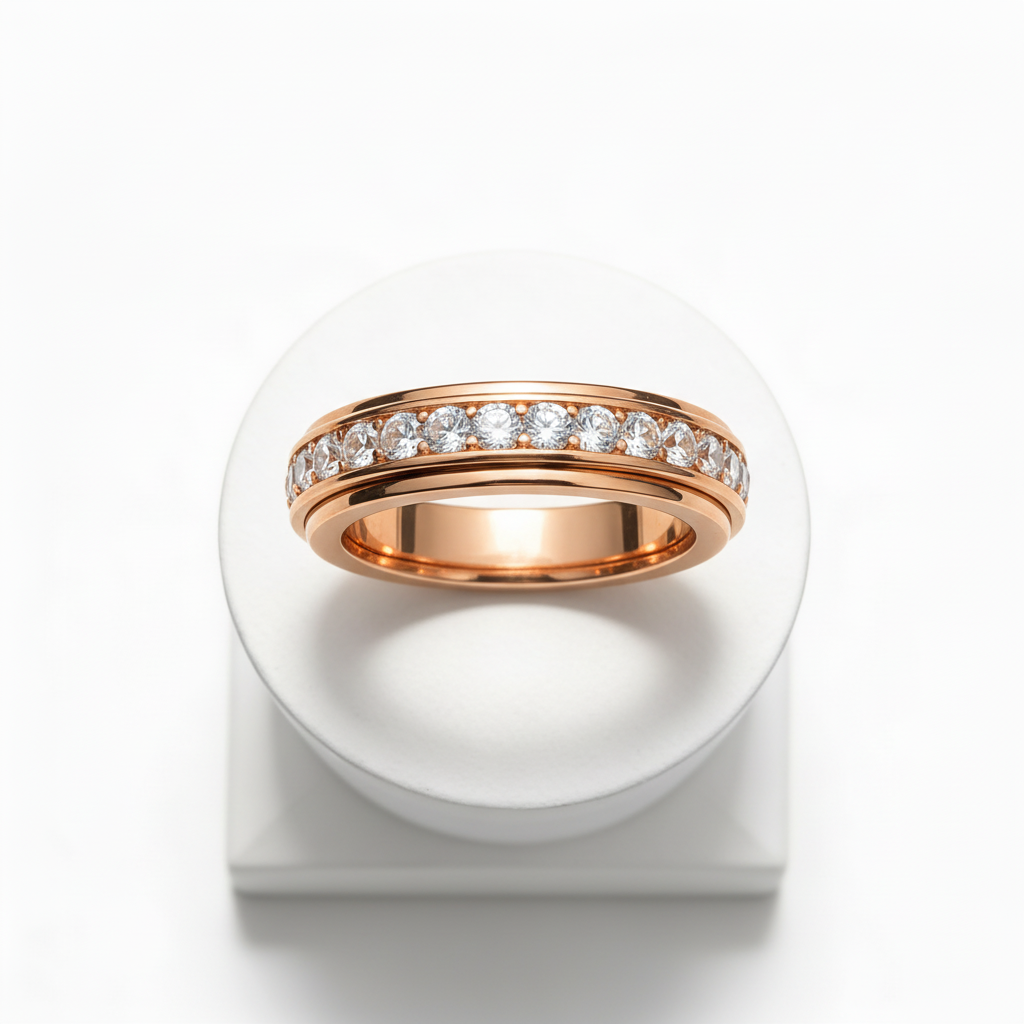 Katalin™ Kristály forgó gyűrű