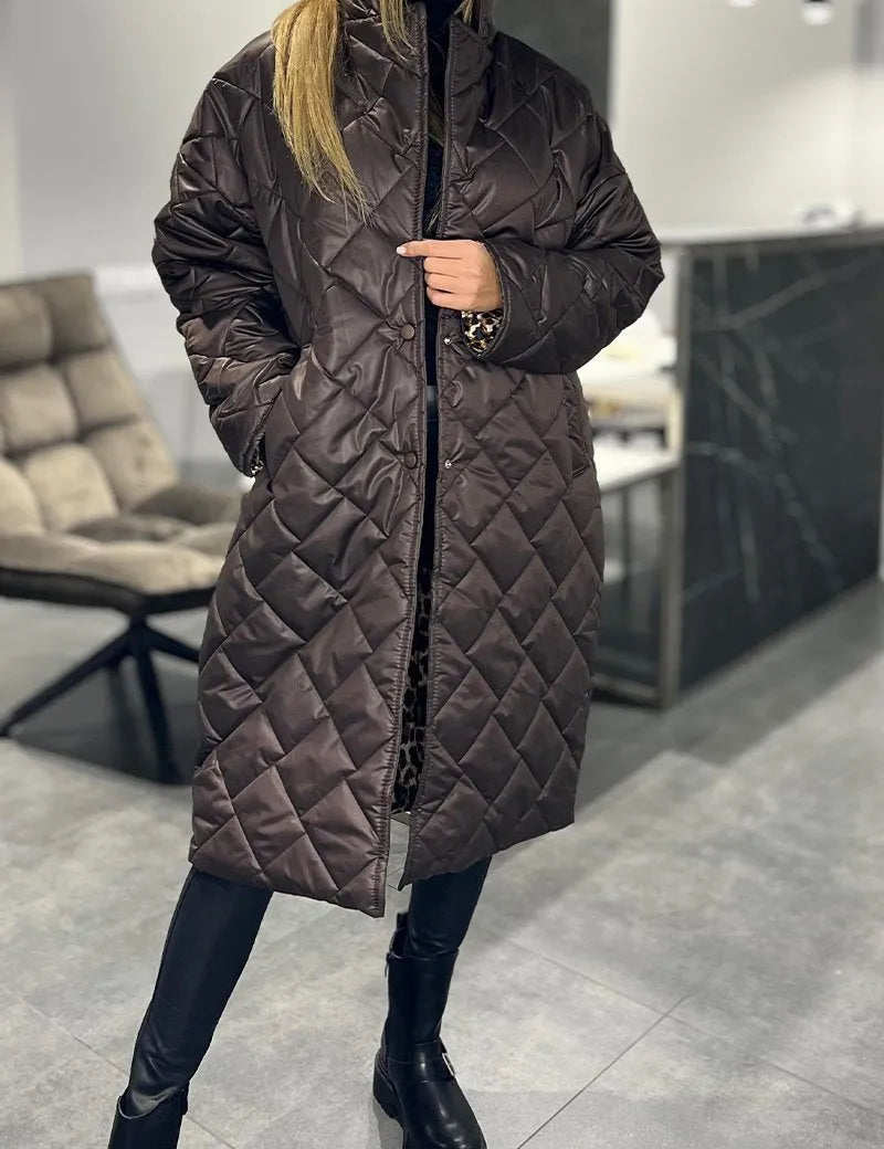 Kensington Luxe™ - Kétoldalas Töltött Kabát