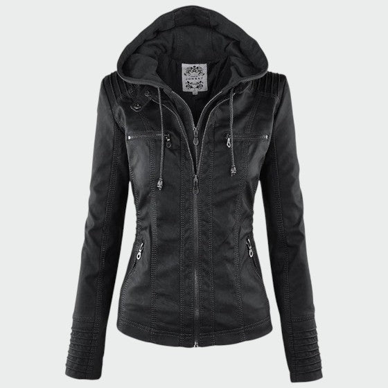 Gia - Bőr Motoros Dzseki