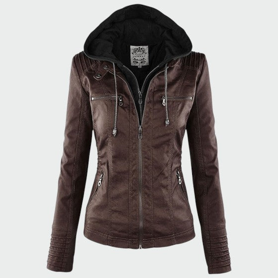 Gia - Bőr Motoros Dzseki